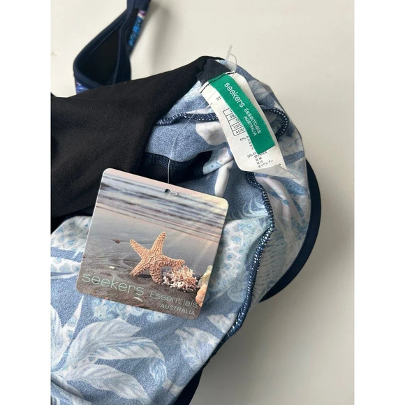 Seekers Essentials Australia One Piece Swimsuit Plus Sz 20 Tropical NWT - Picture 3 of 6